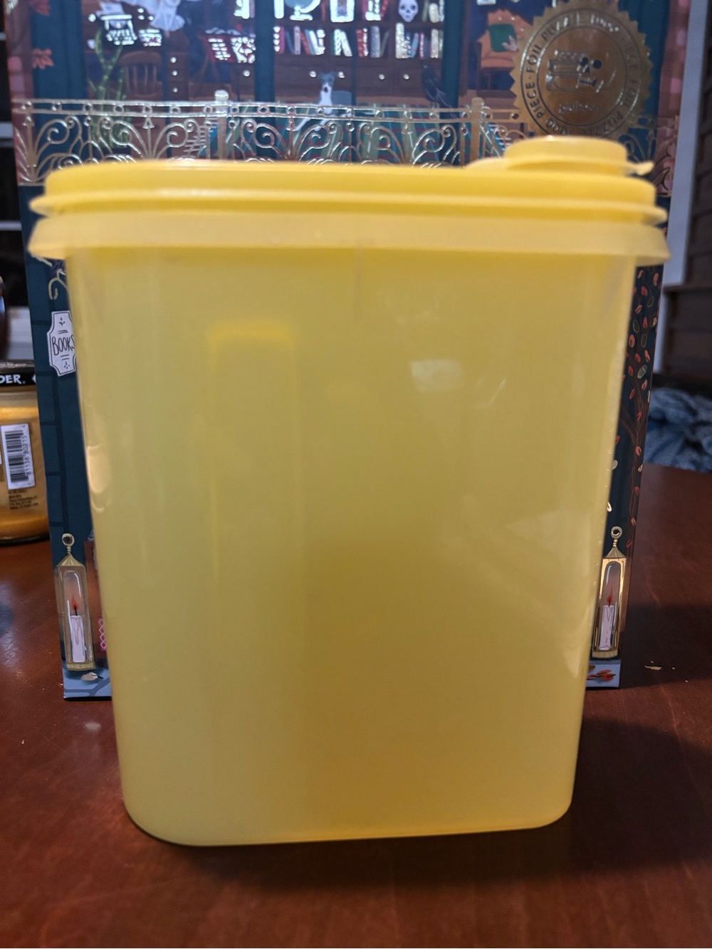 Vintage 70's Tupperware 1 Quart Container For Dry Goods or Beverages with Lid